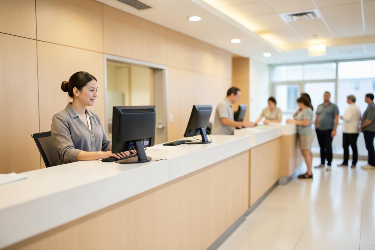 The hospital website is a front desk, not a brochure